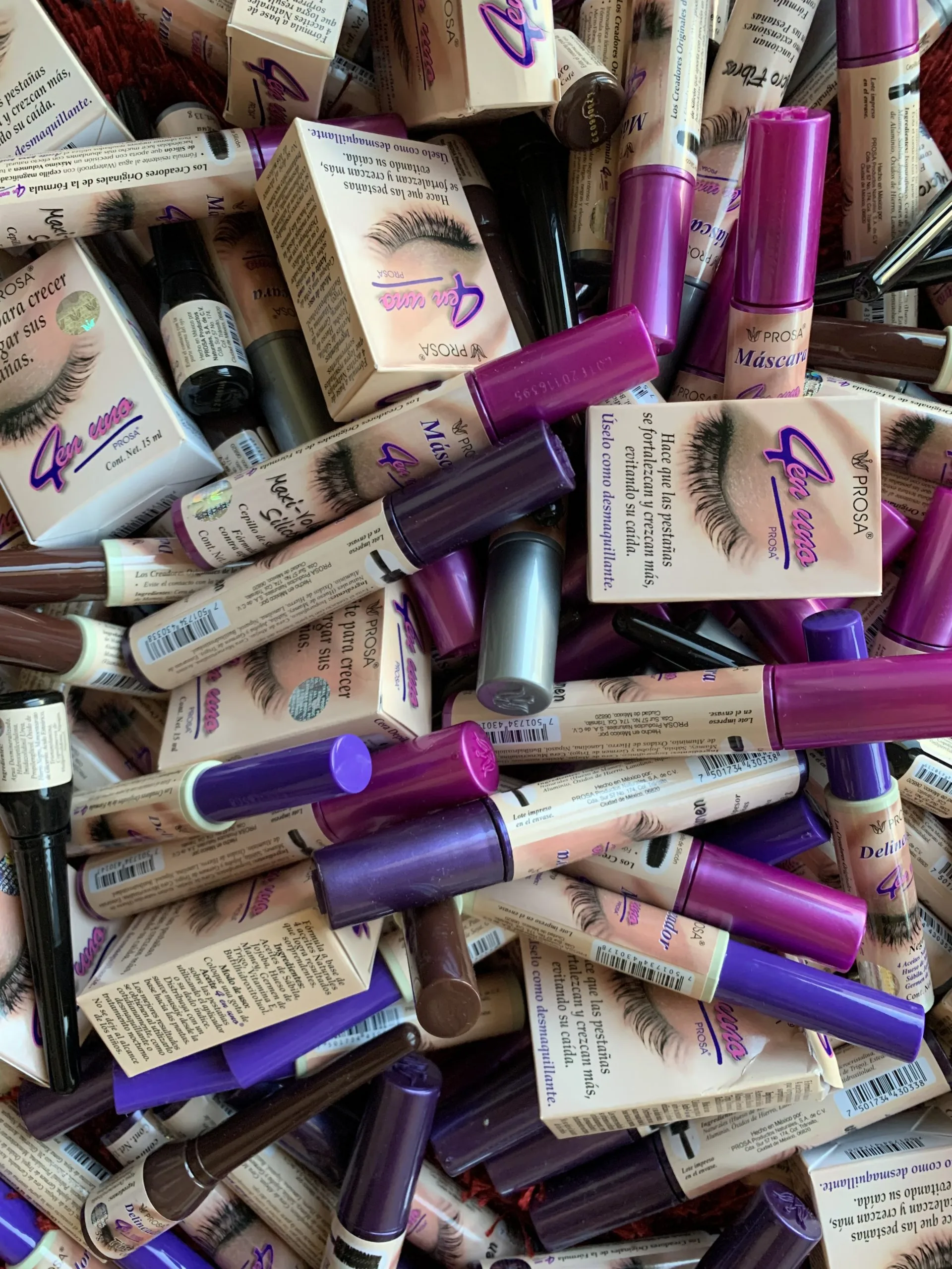 Prosa Mascaras de Pestañas Varias