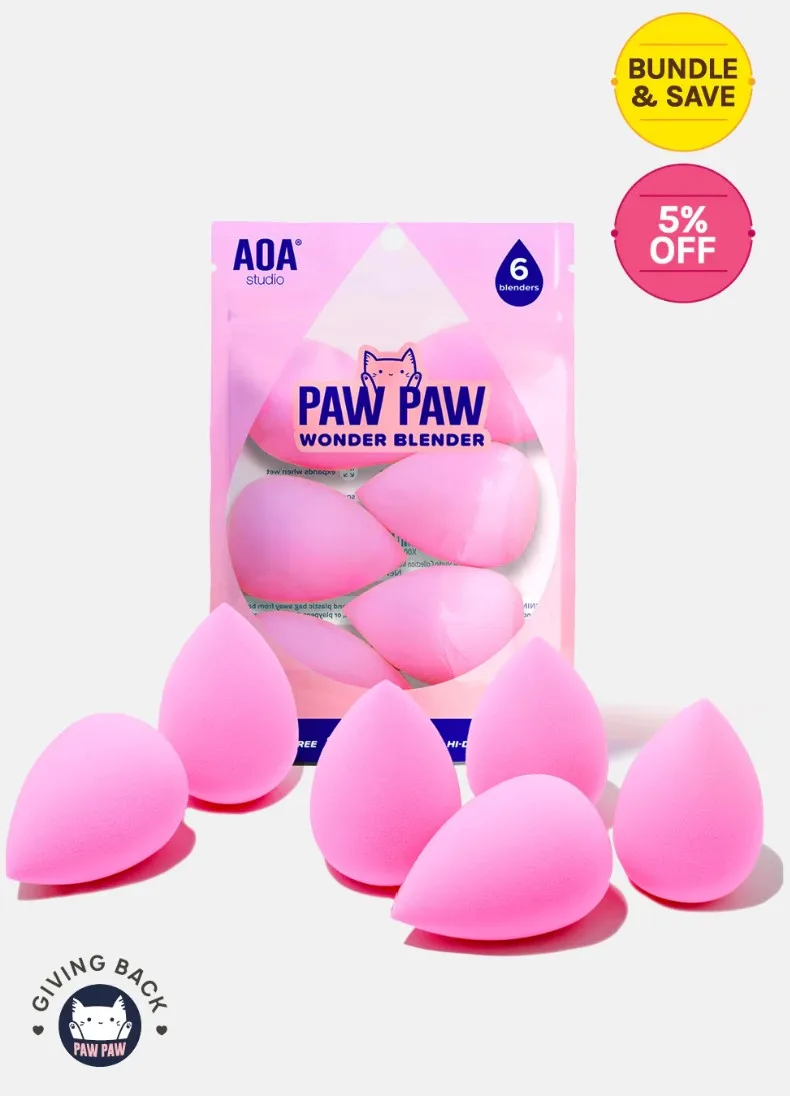 AOA Paw Paw 6 Pack Soft Blenders