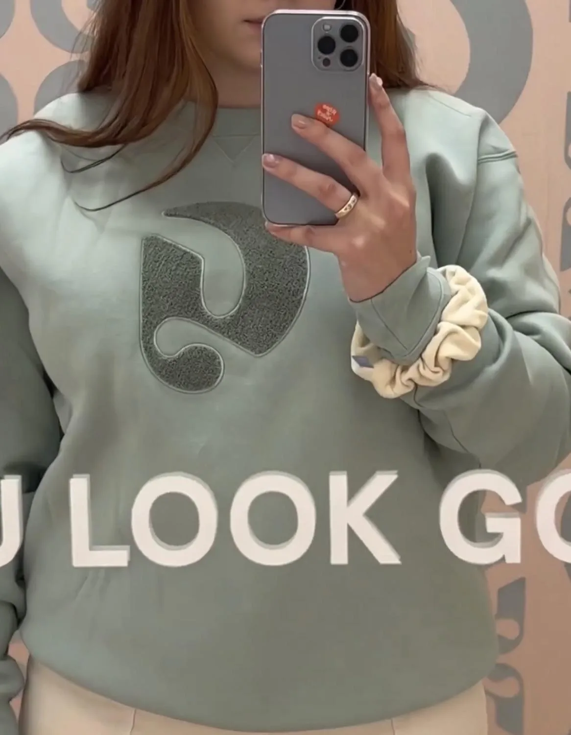 Glossier Glossiwear Boston Crewneck Sweatshirt Medium