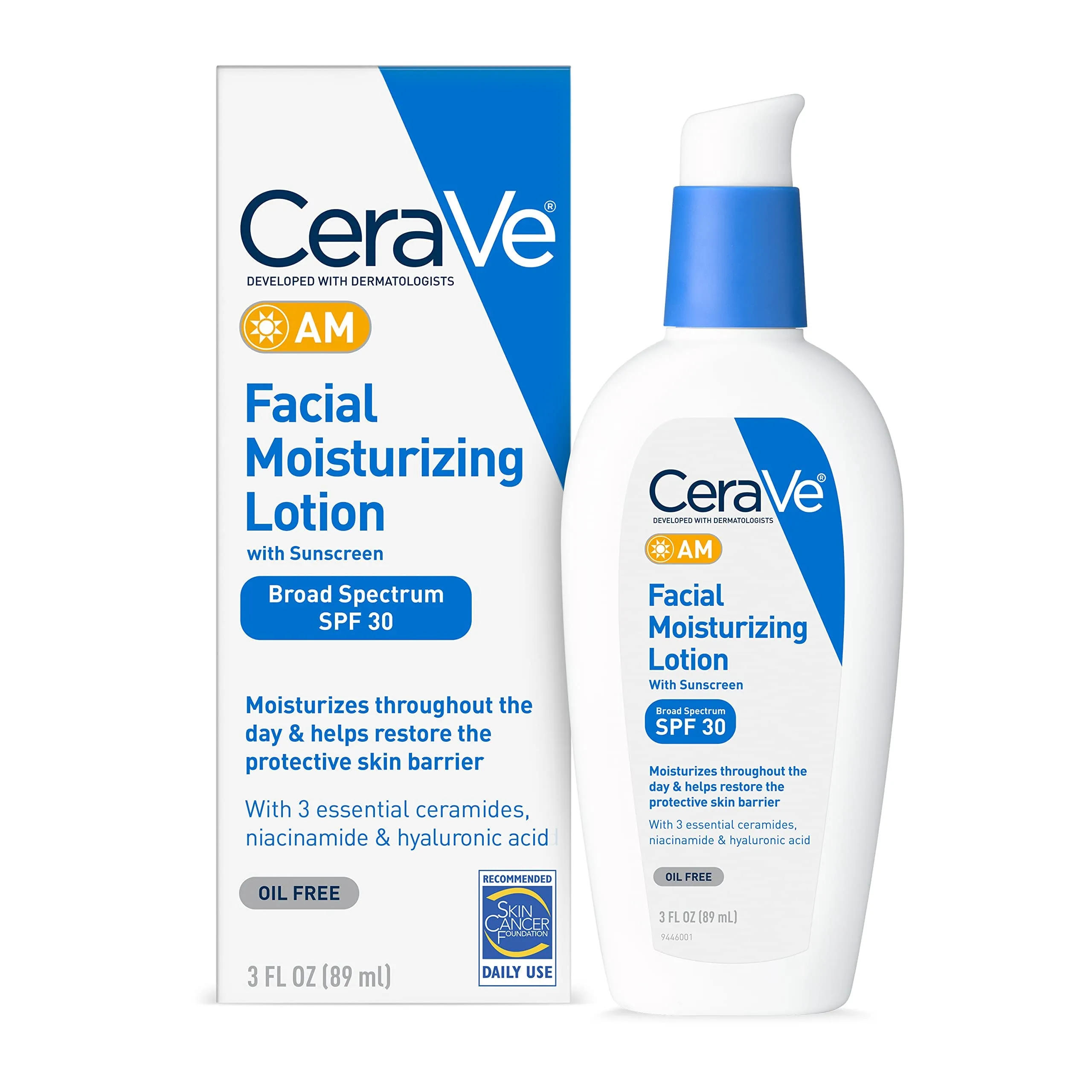 CeraVe AM Face Moisturizer SPF 30