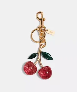 Coach Signature Cherry Bag Charm