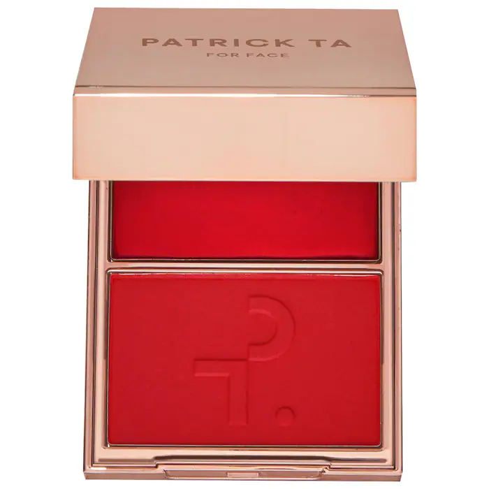 Patrick Ta Double-Take Creme & Powder Blush (she left me on red)