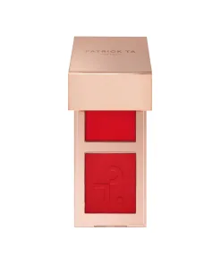 Patrick Ta Double-Take Creme & Powder Blush (she left me on red) MINI