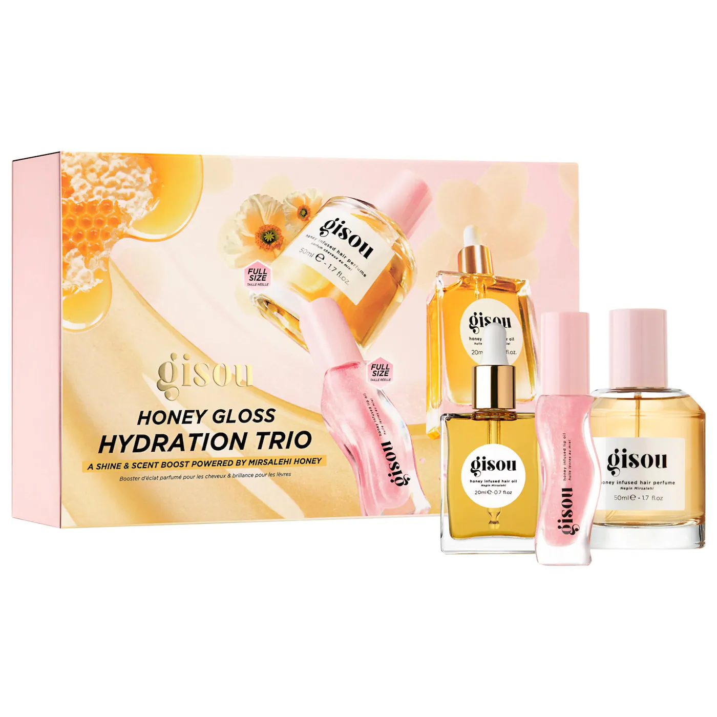 Gisou Honey Gloss Hydration Trio Set