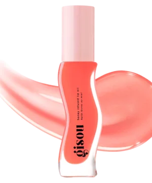 Gisou Honey Infused Hydrating Lip Oil Bee-lini peach