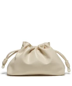 THE ELEVATED CLUTCH IN CREAM