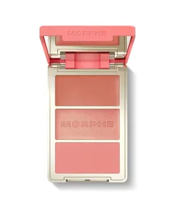 Morphe Cheek Thrills Multi-Finish Face Trio Beach Bonfire