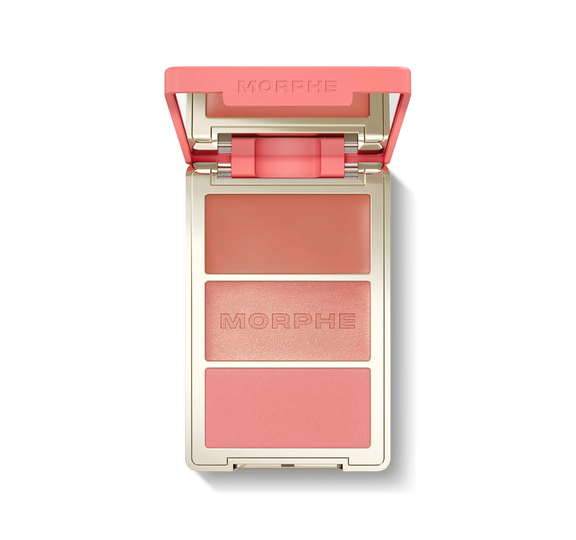 Morphe Cheek Thrills Multi-Finish Face Trio Beach Bonfire