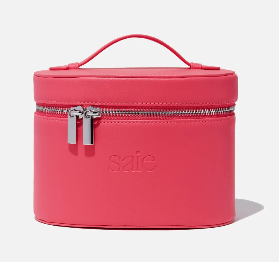 Saie The Mini Vanity Case Fuchsia