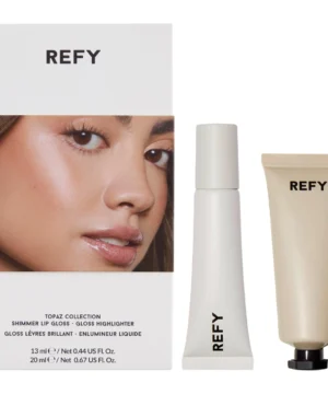 Refy Topaz Collection: Shimmer Lip Gloss & Liquid Highlighter Set