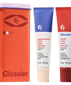 Glossier  Sugar + Spice Balm Dotcom Lip Balm Duo Makeup Gift Set