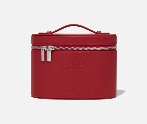 Saie The Mini Vanity Case Red