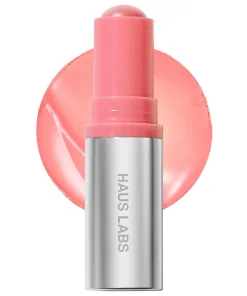 Haus Labs Color Fuse Longwear Hydrating Glassy Lip + Cheek Blush Balm Stick - Glassy Pomelo