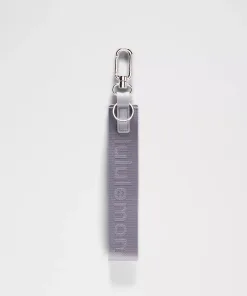 Lulu Lemon Never Lost Keychain Faint "Lavender"