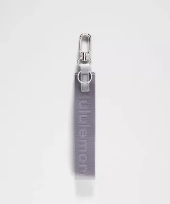 Lulu Lemon Never Lost Keychain Faint "Lavender"