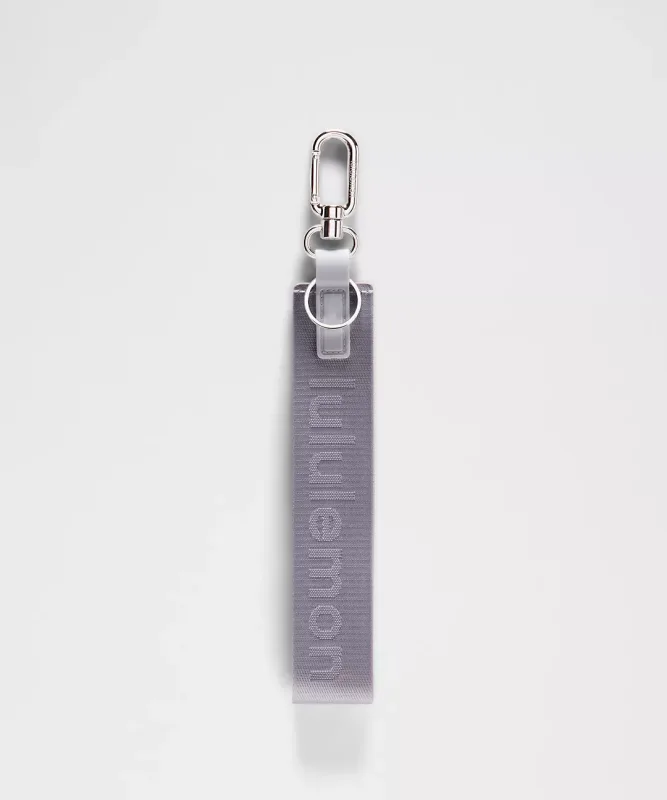 Lulu Lemon Never Lost Keychain Faint "Lavender"