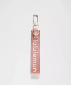 Lulu Lemon Never Lost Keychain Faint "Pink Haze"