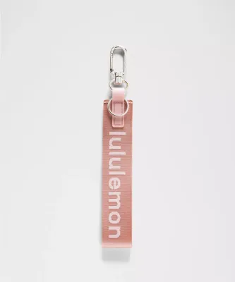 Lulu Lemon Never Lost Keychain Faint "Pink Haze"