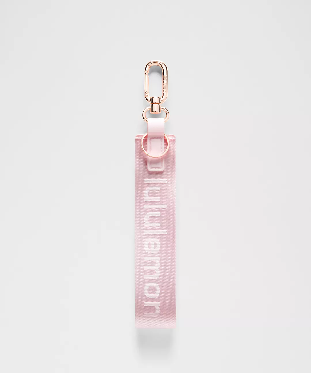 Lulu Lemon Never Lost Keychain Faint "Pink Pearl"