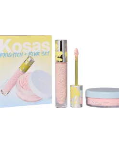 Kosas Brighten & Blur Set - Color Corrector + Loose Setting Powder Face Set MAGIC