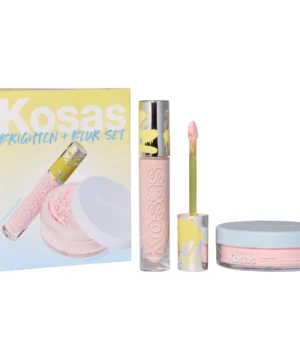 Kosas Brighten & Blur Set - Color Corrector + Loose Setting Powder Face Set MAGIC