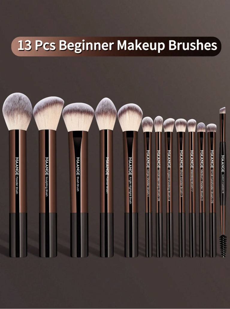 MAANGE set de brochas de 13 pzas para rostro
