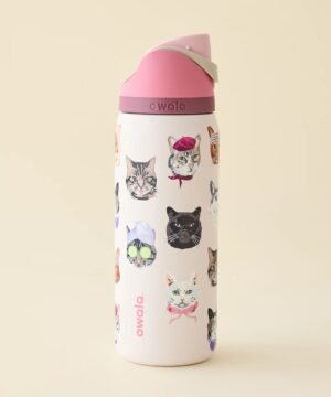 Owala UO Exclusive Cat Collage FreeSip 32 oz Water Bottle