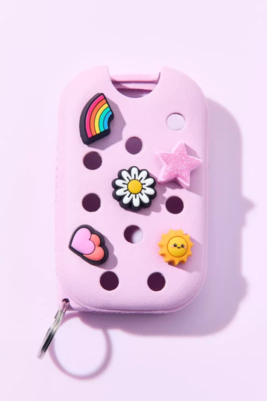 Touchland X Crocs Hand Sanitizer Mist Case Keychain Pink