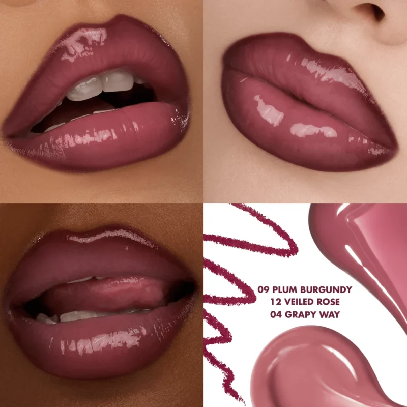 Romand - Kit para Labios Volume Hack Trio GLAZED PLUM